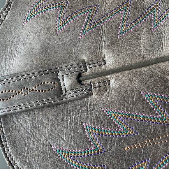 Ariat Women’s Heritage Western Cowboy Cowgirl Leather Boots Distressed R Toe 6.5 - Picture 8 of 12